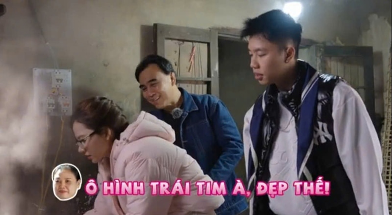 Ngô Lan Hương thử thách đổ bánh hình trái tim