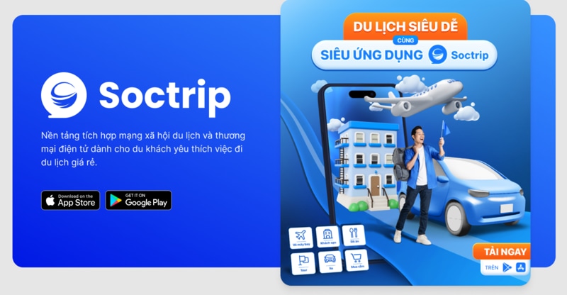 Soctrip Ứng dụng du lịch thông minh